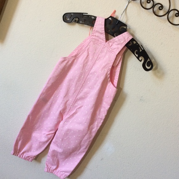 THRED UP Teddy Bear Pocket Snap Girl's Overalls - Picture 5 of 5